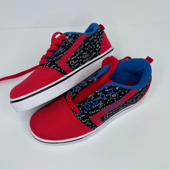 Heelys YTH4 Gr8 Pro Prints Chemistry No Wheels Missing Plug Shoes NWOT - Picture 3 of 10